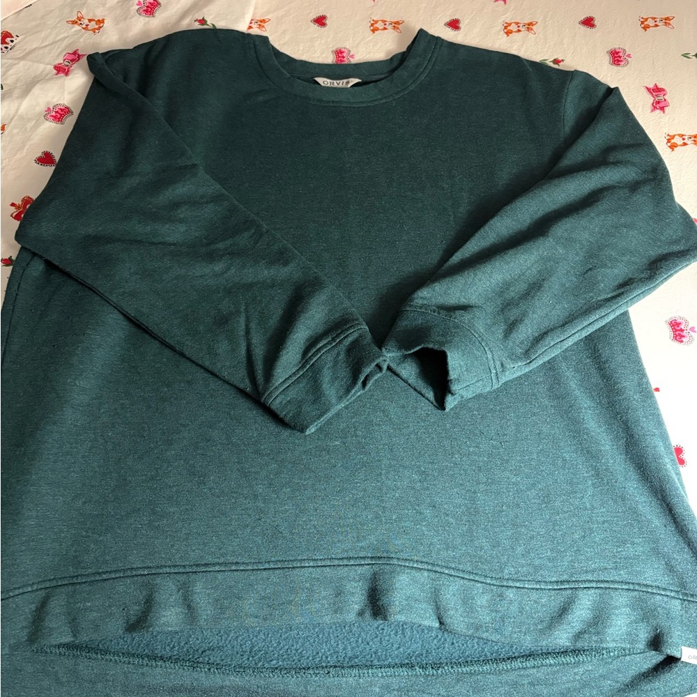 Orvis Women’s Deep Green Crewneck Sweater
